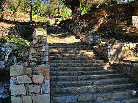 Isla del Sol, Incké schodiště (Escalera del Inca)