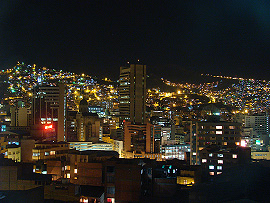 noční La Paz