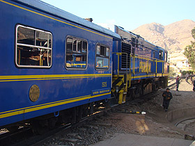 Backpacker train spole�nosti Perurail